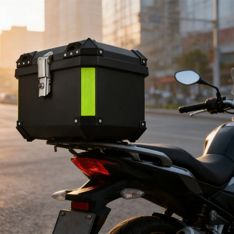 

Universal 45L 57L Waterproof Motorcycle Top Box Tail Box Rear Luggage Items Trunk Storage Case Motorbike Toolbox Accessories