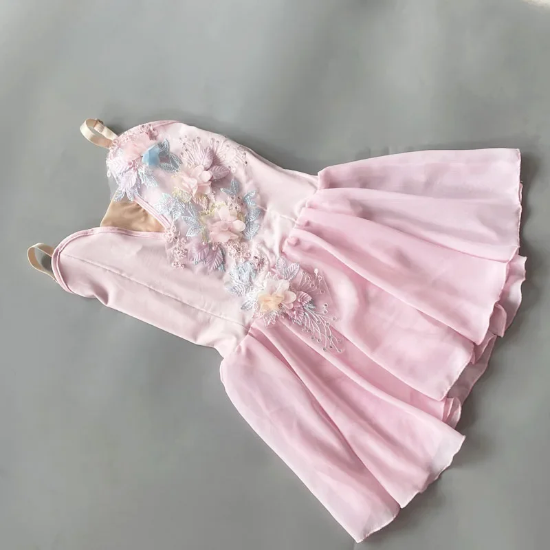 Children's Chiffon Modern Ballet Costumes Elegant Modern Dance Skirt Cubitt Performance Costume