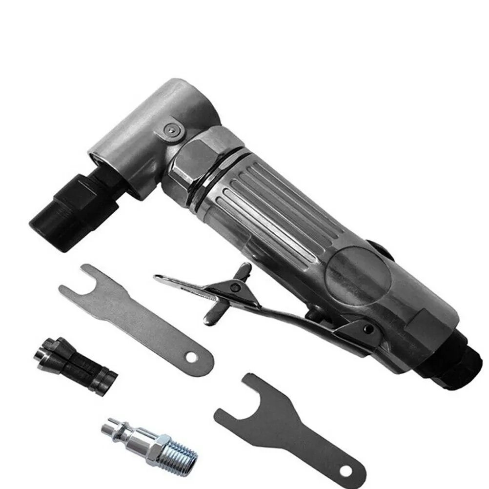 

Комплект пневматических инструментов для удаления ржавчины и полировки металла, 90-градусный гравировально-шлифовальный пневмоинструмент для резьбы