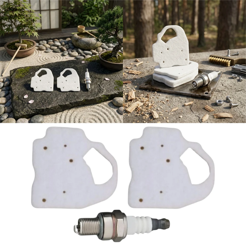Air Filter Kit 1148 141 1700 Compatible with MS162 MS172 MS172C-BE Chainsaws Includes Spark Stopper 0242035500