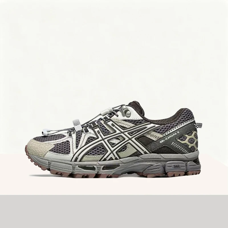 ASICS Gel-Kahana 8 FL Women's Gray/Silver Low-Top Runners – Non-Slip Versatile Sole & Comfortable Durable Fit 1012B634-022