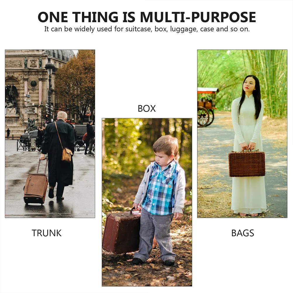 

2 set Suitcase Telescopic Handles Heavy Duty Plastic Luggage Carrying Handle For Travel Case Tool Box Bag Durable Grip