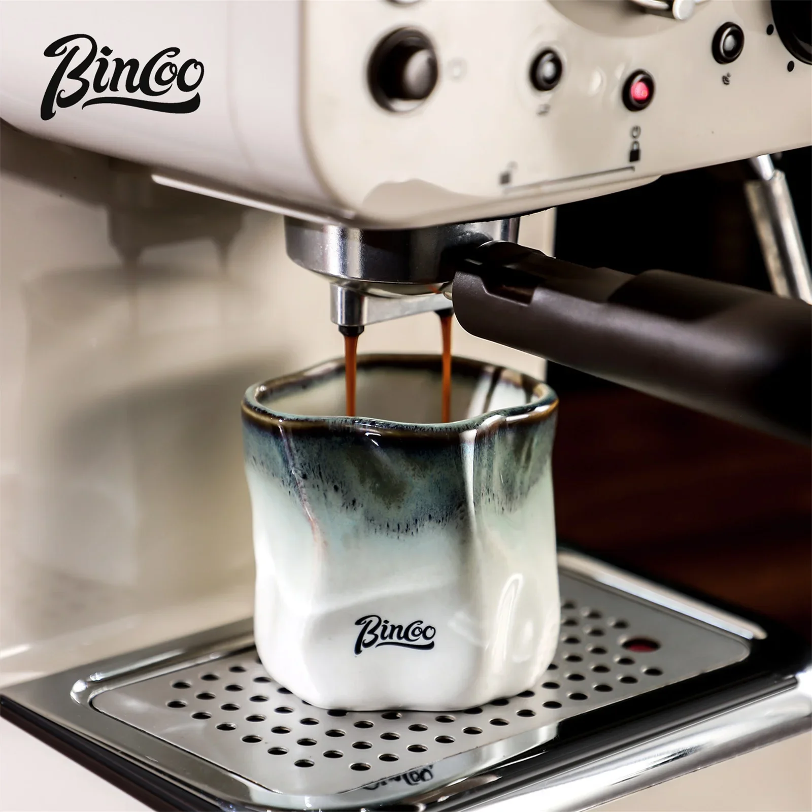 Bincoo Ceramic Coffee Cup Art Latte Espresso Mug for Tea Cocoa Cappuccino Home Office Cafe Barista Tools Kitchen Accessories