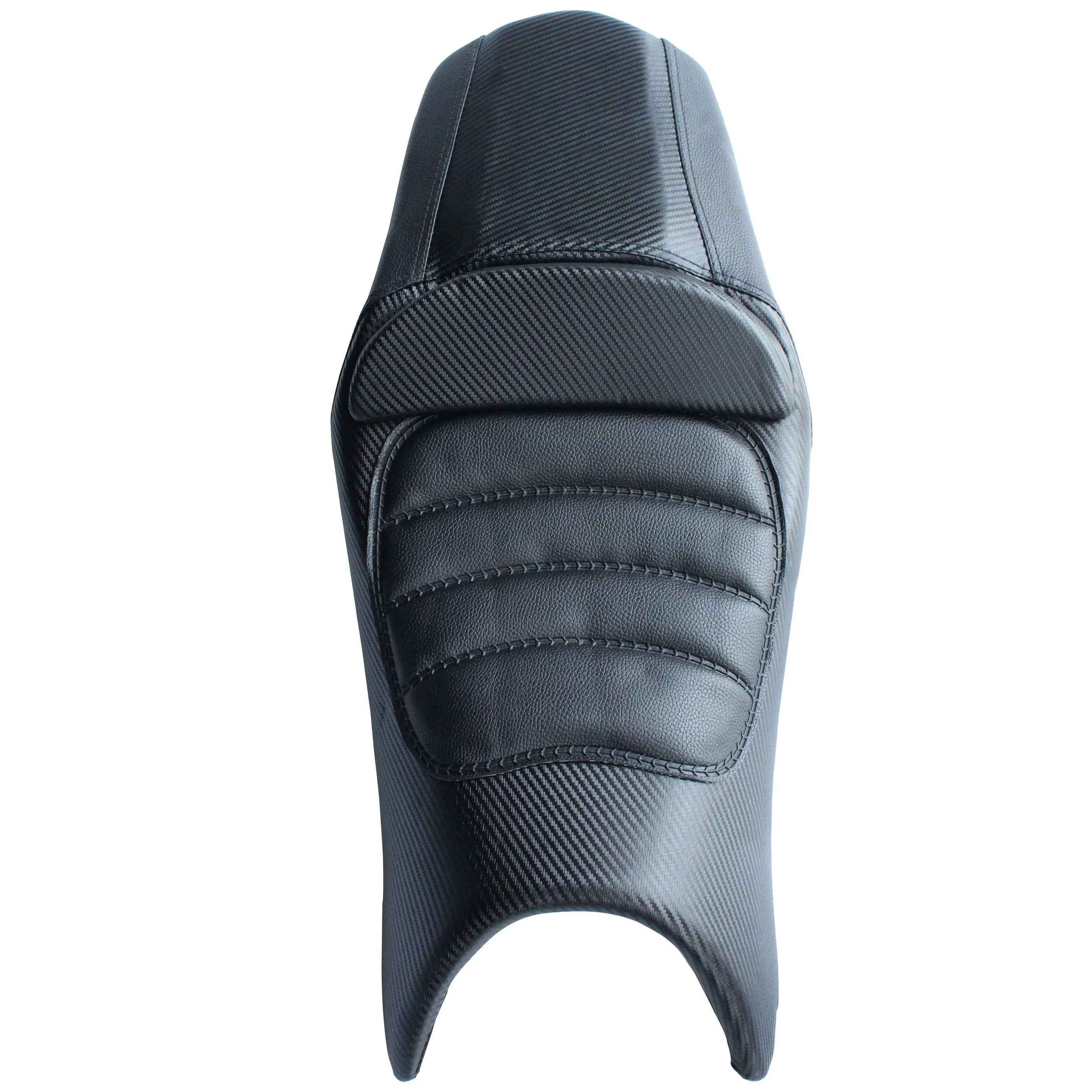 Leather Wear Material Motor Driver Rear Passenger Seat Cushion Black Large Seat Motorcycle Body Parts Aerox155 Plastic