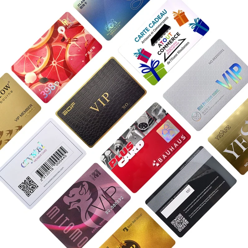 

200pcs Custom Design Luxury Relievo UV Printed Visiting Card Loyalty VIP Membership Warranty Card Plastic PVC Business Gift Card