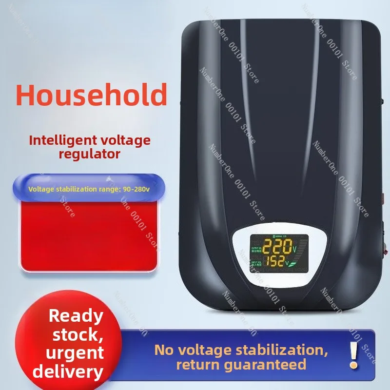 Svc 5KVA 10KVA Automatic Voltage Stabilizer Wall Mounted 220v Smart Digital