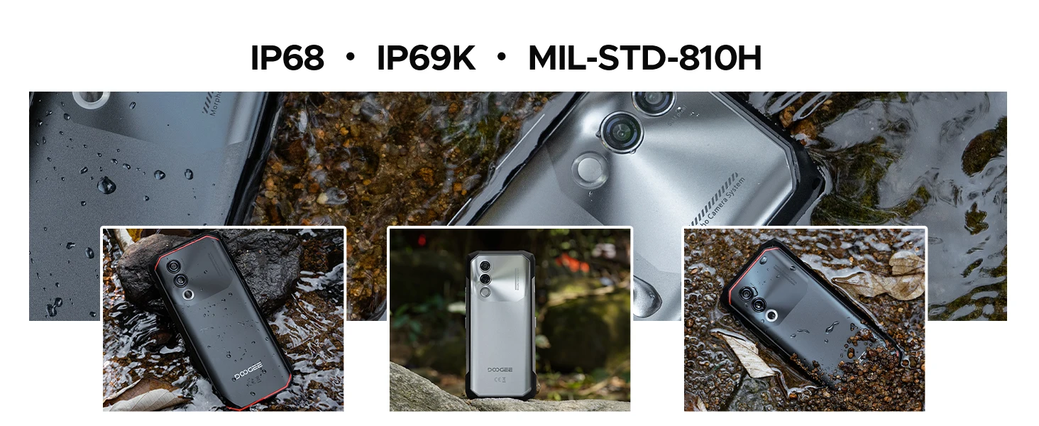 DOOGEE Blade10 Power Rugged Phone Gemini AI 6.6" Display 10300mAh Battery 48GB RAM(8+40) 128GB ROM Android 16 SmartPhone