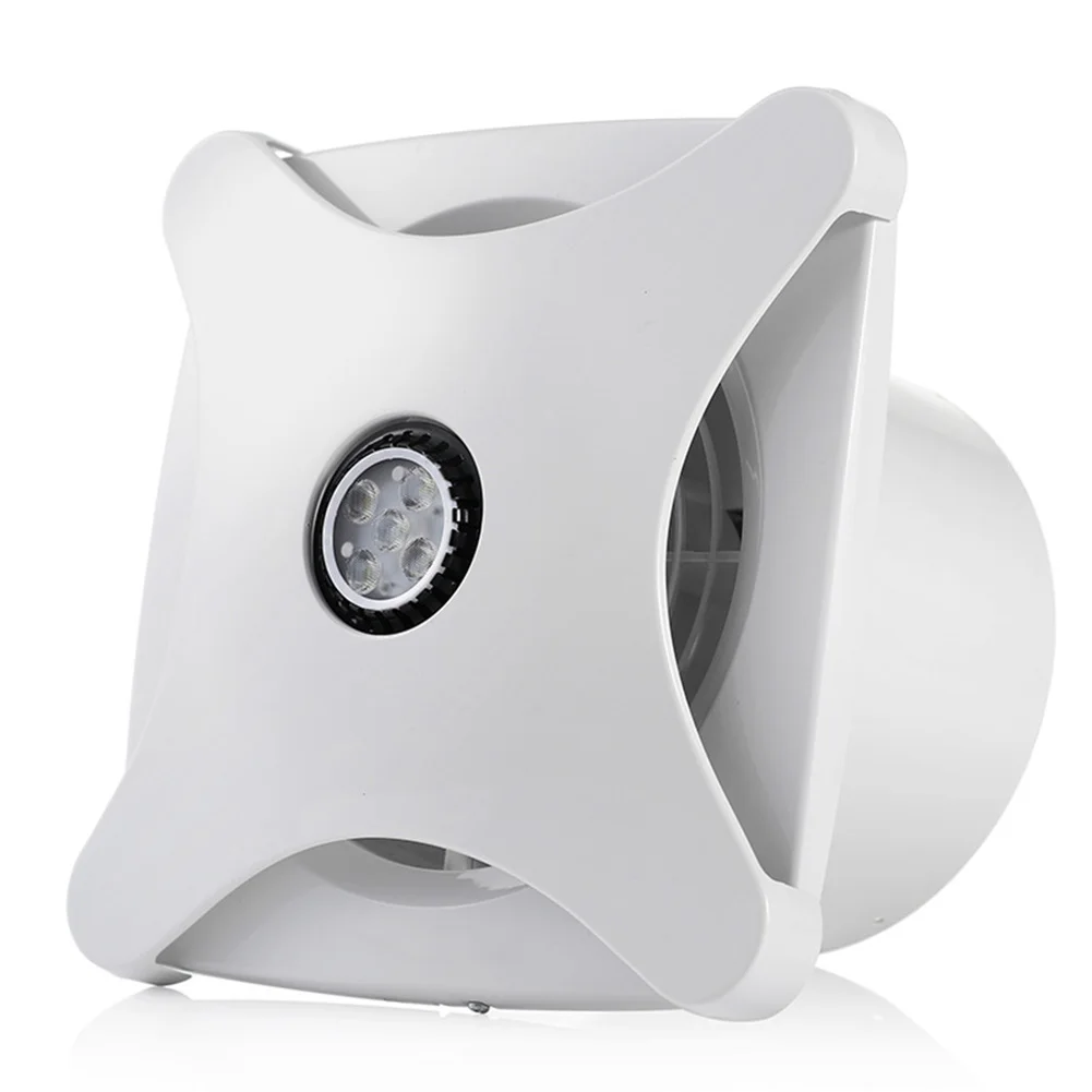 1pc 15w תקרה אוורור מאוורר עם תאורה פליטה מאוורר אוויר אוורור פליטה אמבט עטור מאוורר עבור מטבח חדר אמבטיה