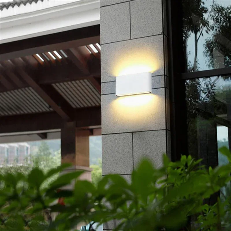 Aluminum 8W 14W COB LED Wall Light AC110V 220V 100lm/W Dimmable LED Wall Lamp Indoor&Outdoor Lighting Yard Garden Corridor Room