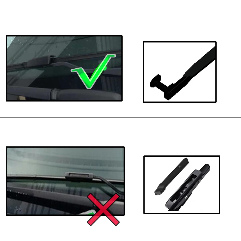 Misima Windshield Windscreen Wiper Blades Set For Renault Grand Scenic 2003 2004 03, 53, 04, 54 J84 MPV 2.0 Front Rear Wiper