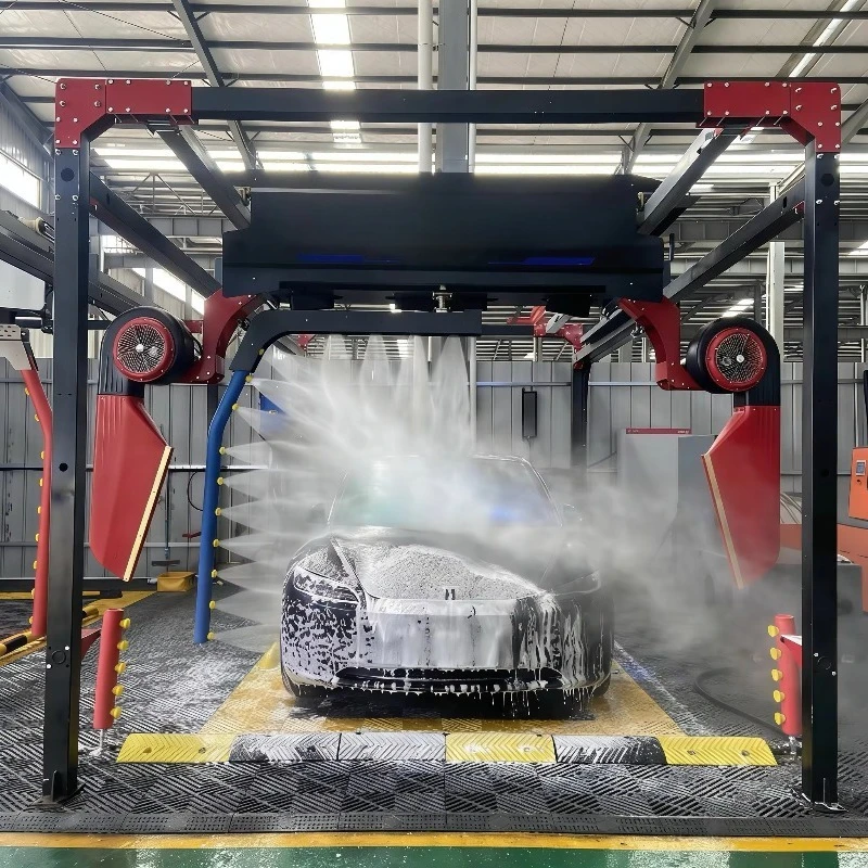 Automatic Touchless Car Wash Machine High Pressure Water Jet No Brush Contact Avoids Car Paint Scratch For Gas Station Washing