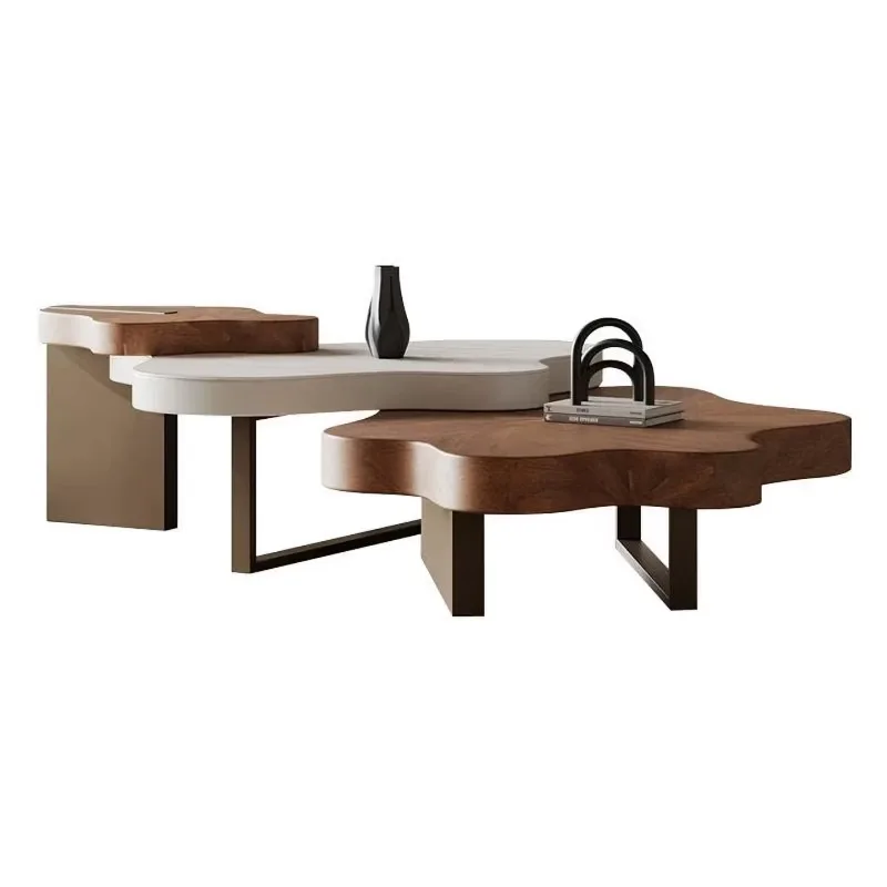 

cream wind cloud coffee table Italian irregular living room home creative Internet celebrity special-shaped tea table