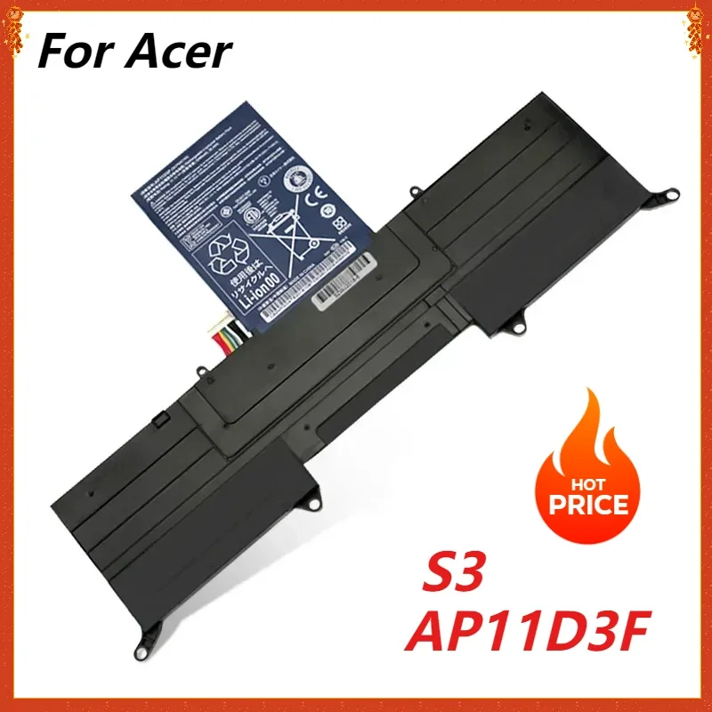 AP11D3F AP11D4F Laptop Battery for ACER for Aspire S3 S3-951 S3-391 MS2346