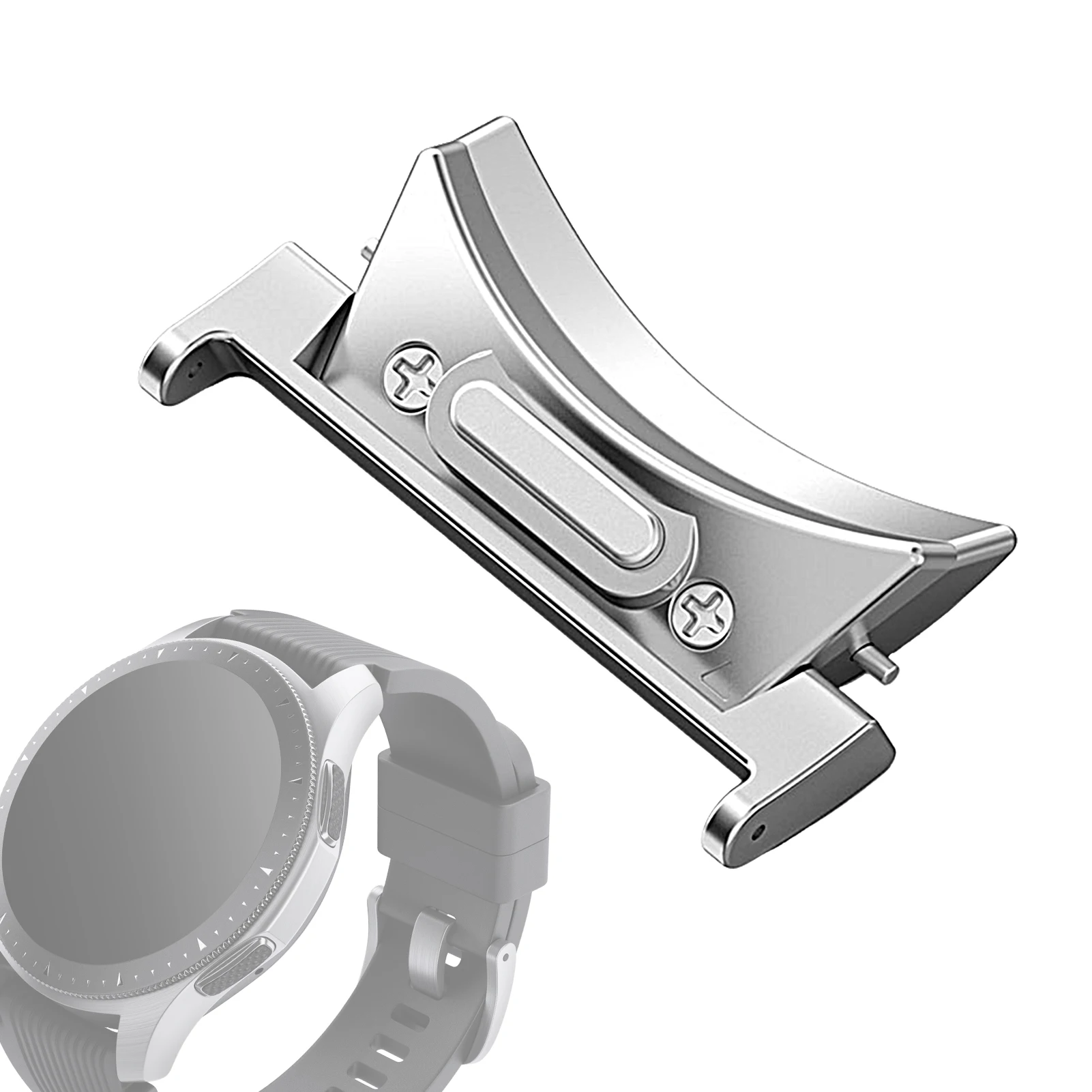 1pc Connector For SamsungGalaxy Watch 6 Classic 20mm 22mm Accessories Stainless Steel Quick Fit Adapter For Watch5 Pro