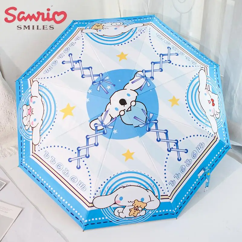 

Anime Sanrio Kuromi Kawaii Cartoon Umbrella Anime Cinnamoroll Mymelody Folding Sunscreen Sunshade Umbrella Sweet Birthday Gift