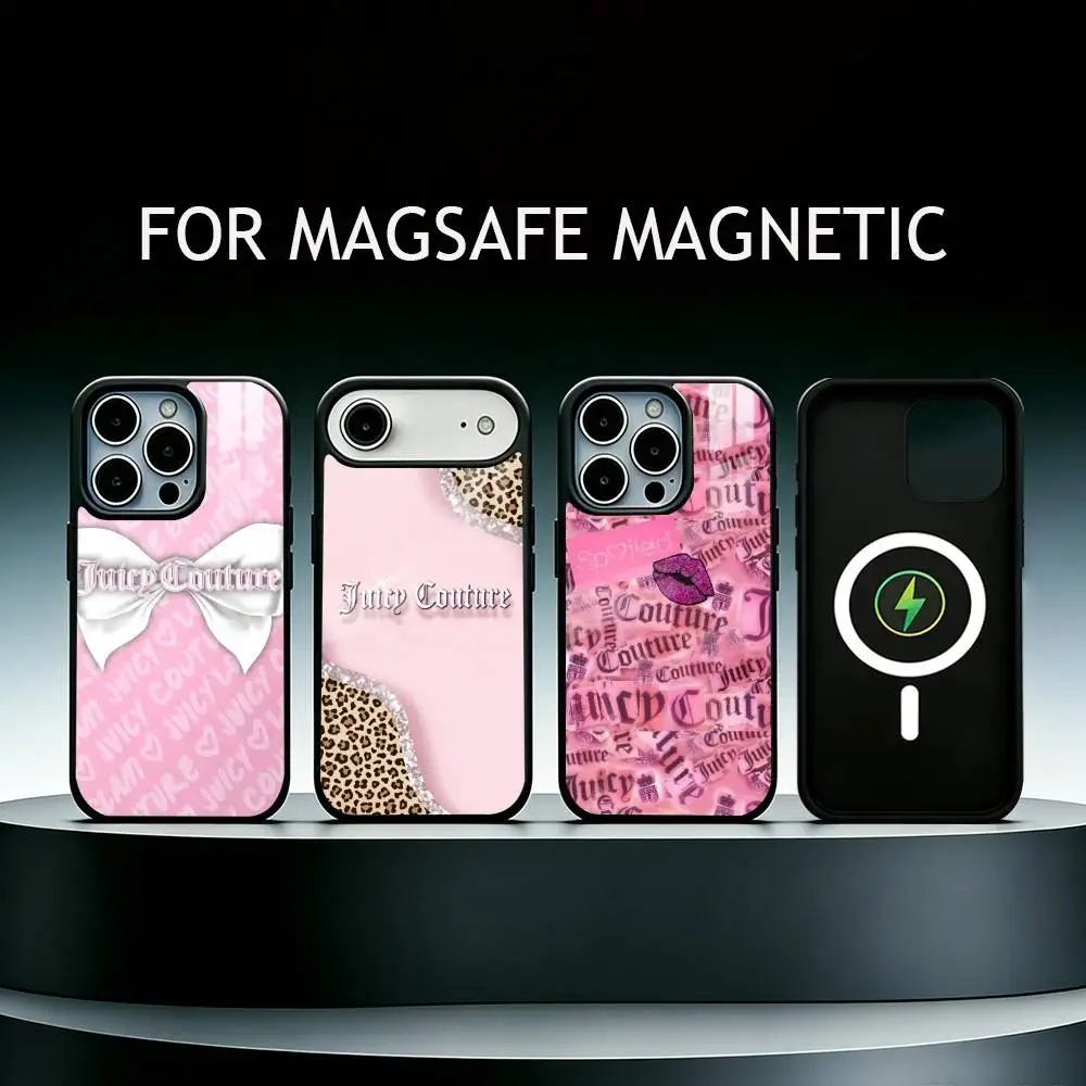 

juicy couture aesthetic Phone Case For iPhone17,16,15,14,13,12,11 Plus,Pro Max Magnetic For Magsafe Wireless Charging