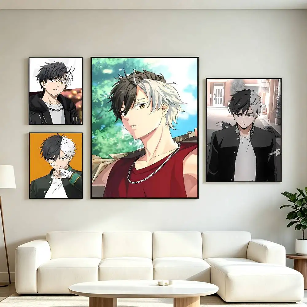 W-WIND BREAKER Sakura Haruka Poster High Quality Dorm Living Room Aesthetic Wall Decoration Painting Stickers Gift