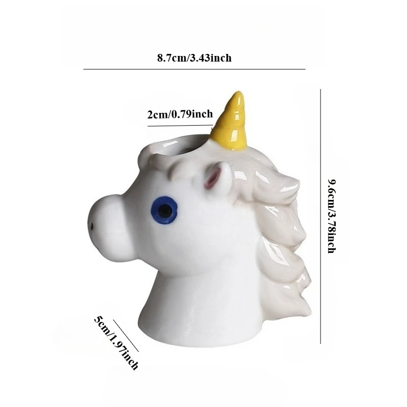 Suporte de escova de dentes de cerâmica em forma de animal bonito, suporte de base de escova de dentes, tubo de armazenamento de dentes de banheiro doméstico, decoração de banheiro