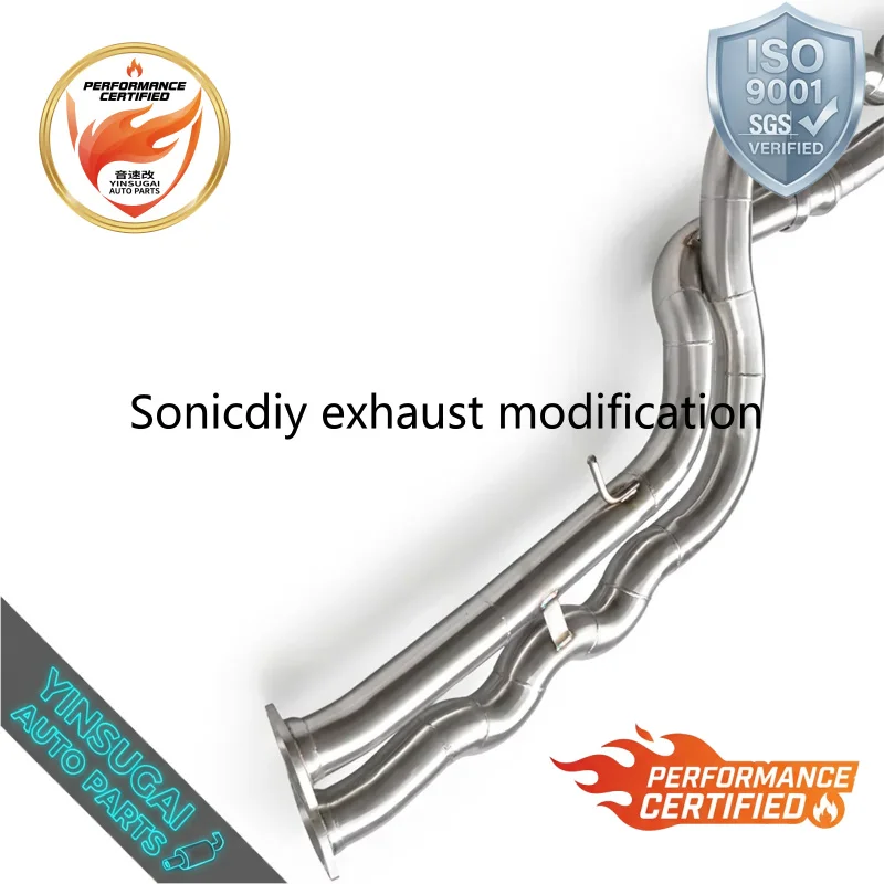 Cuski Superior Quality Mid Pipe Exhaust For BMW M3 M4 F80 F82 F83 S55 3.0T 2014-2019 SS304 High Flow Racing Upgrade
