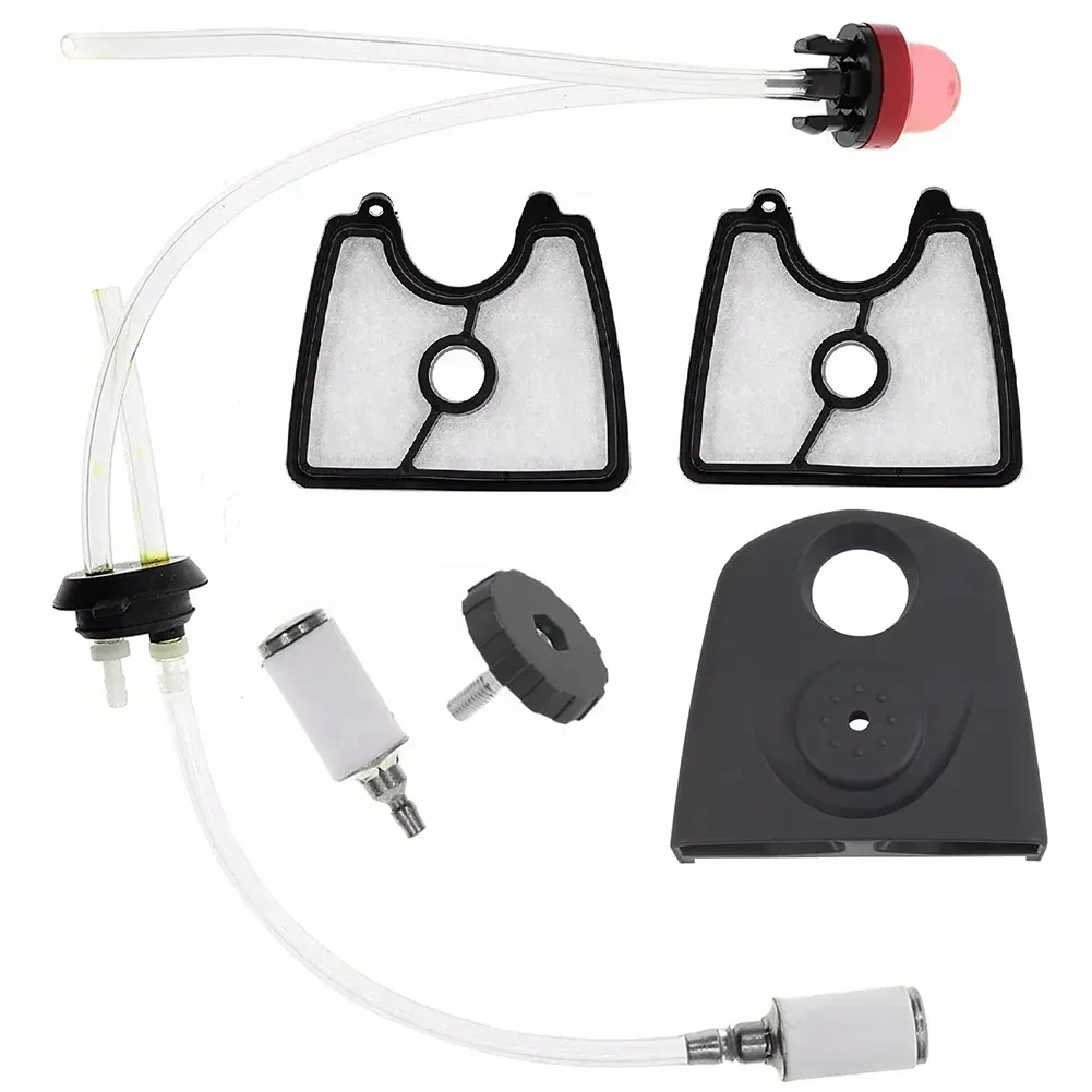 Air Filter Cover Assembly with Fuel Line Kit and Filter Parts for 125B 125BX 125BVX For Leaf Blowers Maintaining Engine Airflow