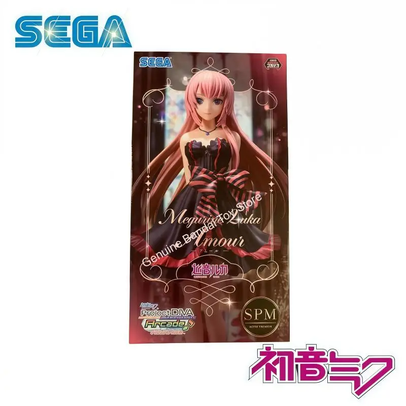 

In Stock 100% Original SEGA Hatsune Miku Megurine Luka Action Figure Model Doll Brand New Boexd Anime Characters Garage Toys
