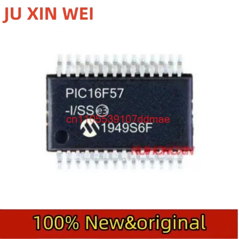 5~50PCS 100% New original   PIC16F57T-I/SS PIC16F57-I/SS PIC16F57 Package:SSOP28 Microcontroller MCU/MPU/SOC Chip