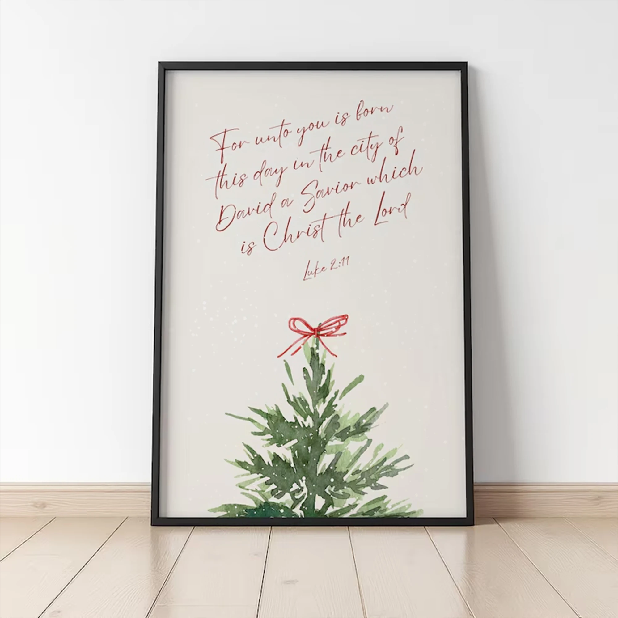 Retro Minimal Religious Christmas Wall Art Print Canvas Painting Poster Picture For Living Room,Bedroom Home Decor