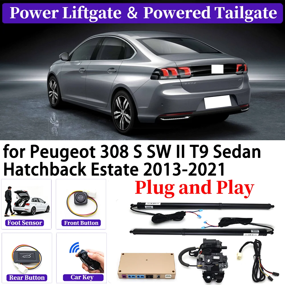 

for Peugeot 308 S SW II T9 Sedan Hatchback Estate 2013-2021 Car Automatic Power Liftgate Kit Smart Auto Electric Tailgate System
