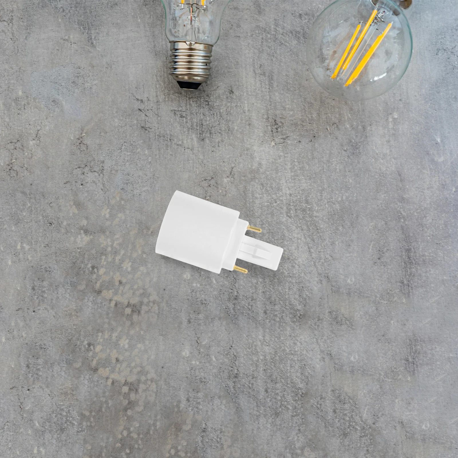 

G24d to E27 2pin Light Socket Adapter Bulb Holder Converter Copper Conductive Sheet Durable LED Energy Saving Compatible Home