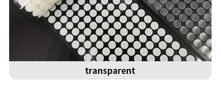 10mm 500 Paar Runde Ultradünne Transparente Starke Kindergarten Selbstklebende Wandaufkleber Klebeband Magisches Klebeband – Detail 5