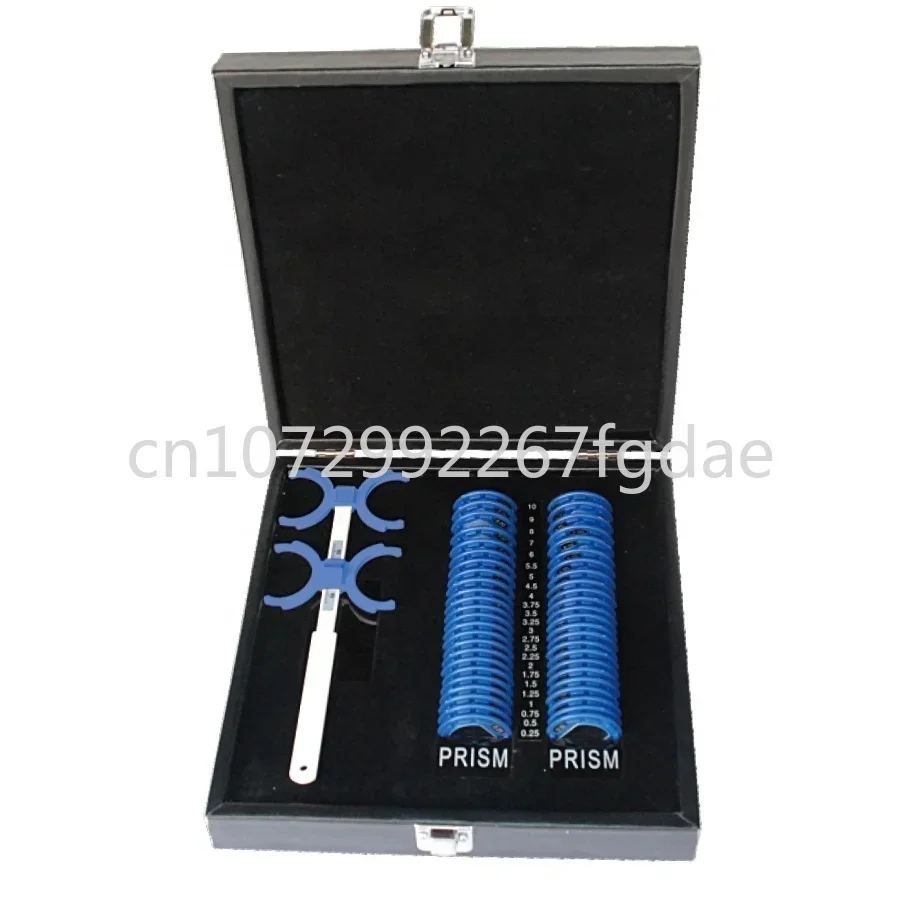 

Ophthalmic Prism Lens Set Optical Test Lens Set Refractive Lens Test Box