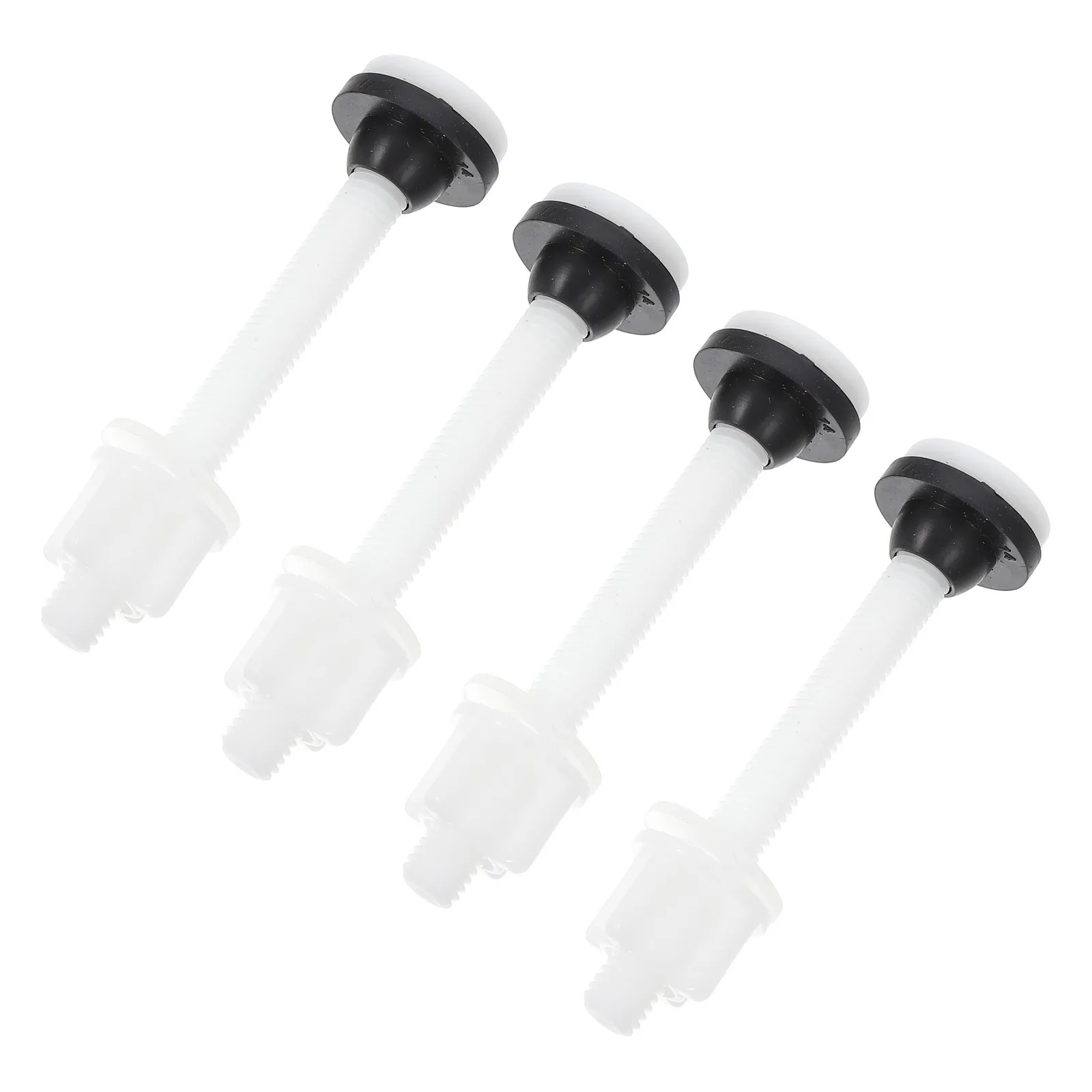 

Комплект из 4 крепежных болтов для унитаза, высокопрочные, из ПОМ-резины, обеспечивают устойчивое крепление без раскачивания, простая установка своими руками, универсальные для унитазов