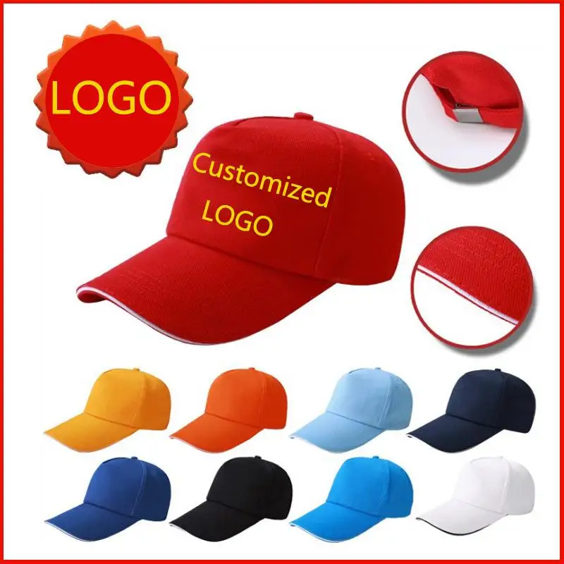 Advertising Baseball Cap Wholesale Tourist Hat Logo Printing Sunhat Volunteer Baseball Hat Multicolor Outdoor Hip Hop Hats