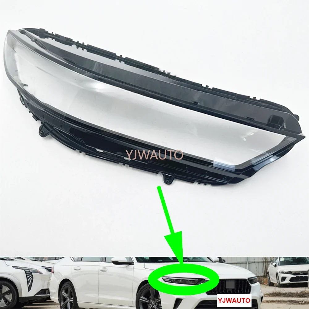 

For Honda Accord Inspire 2022-2023 Headlamp Lens Car Headlight Cover Glass Replacement Clear Front Lampshade Auto Shell