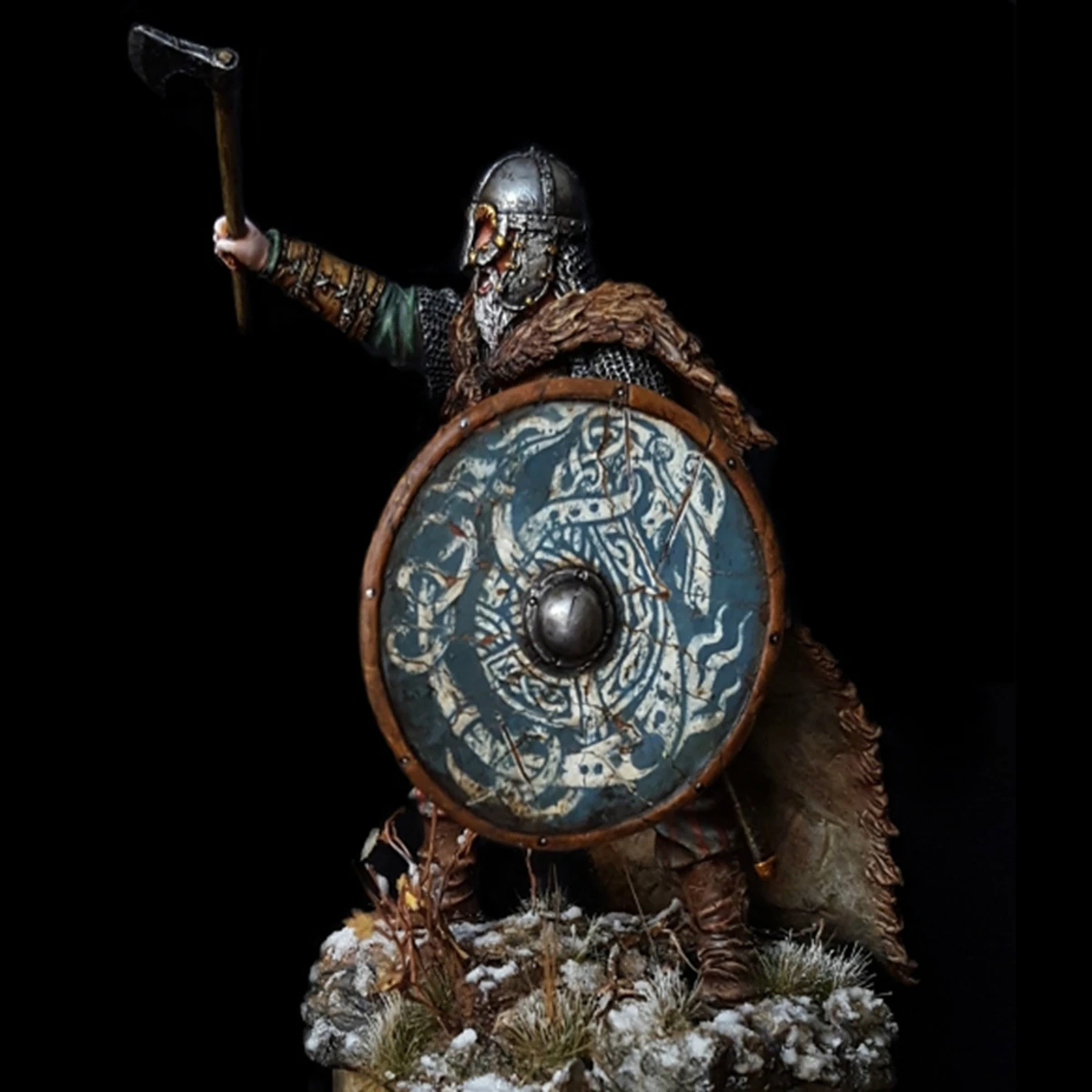 Figurines de guerre ancienne en résine, Kit de modèles non peints, thème militaire, GK non assemblé et non peint, 1/24