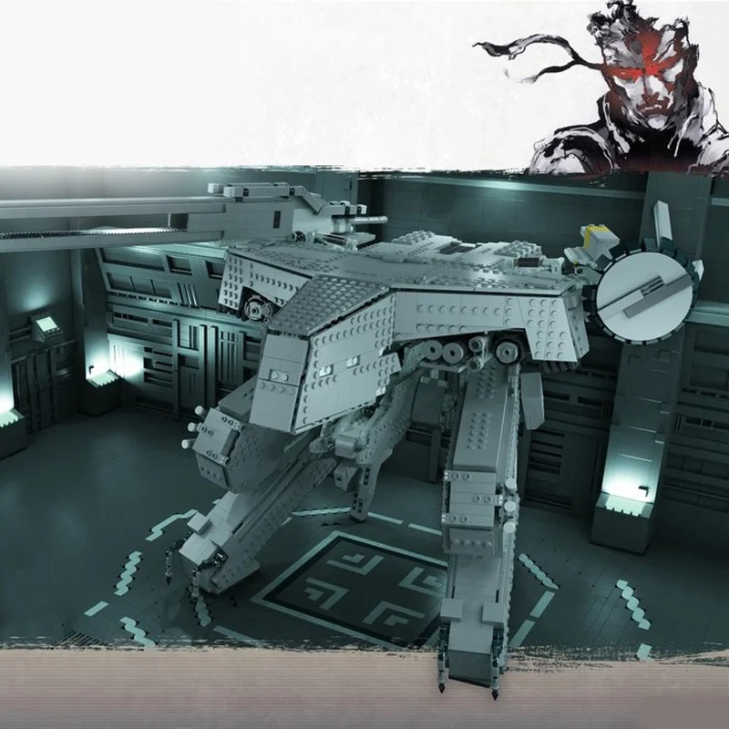 2729 pièces MOC métal engrenage solide Rex créé modèle blocs de Construction Construction cadeaux de noël bricolage idée jouet brique enfants anniversaire