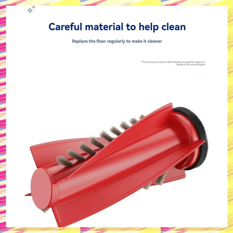 

ABJJ Suitable For Roborock Robot Vacuum Cleaner P20 PRO Accessories Roller Brush Rubber Bristle Integrated Double Rollerbrush