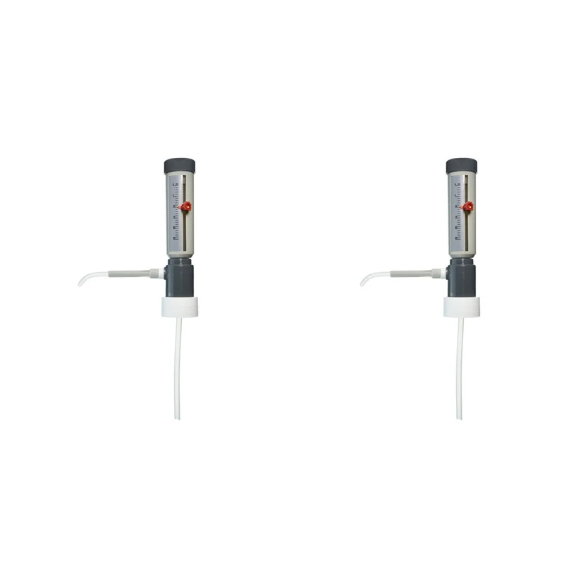 

ABJN-2X Lab Bottle Top Dispenser Economic 5-25 Ml Adjustable Liquid Adder Semi-Automatic Liquid Dispenser With GL45 Adapter