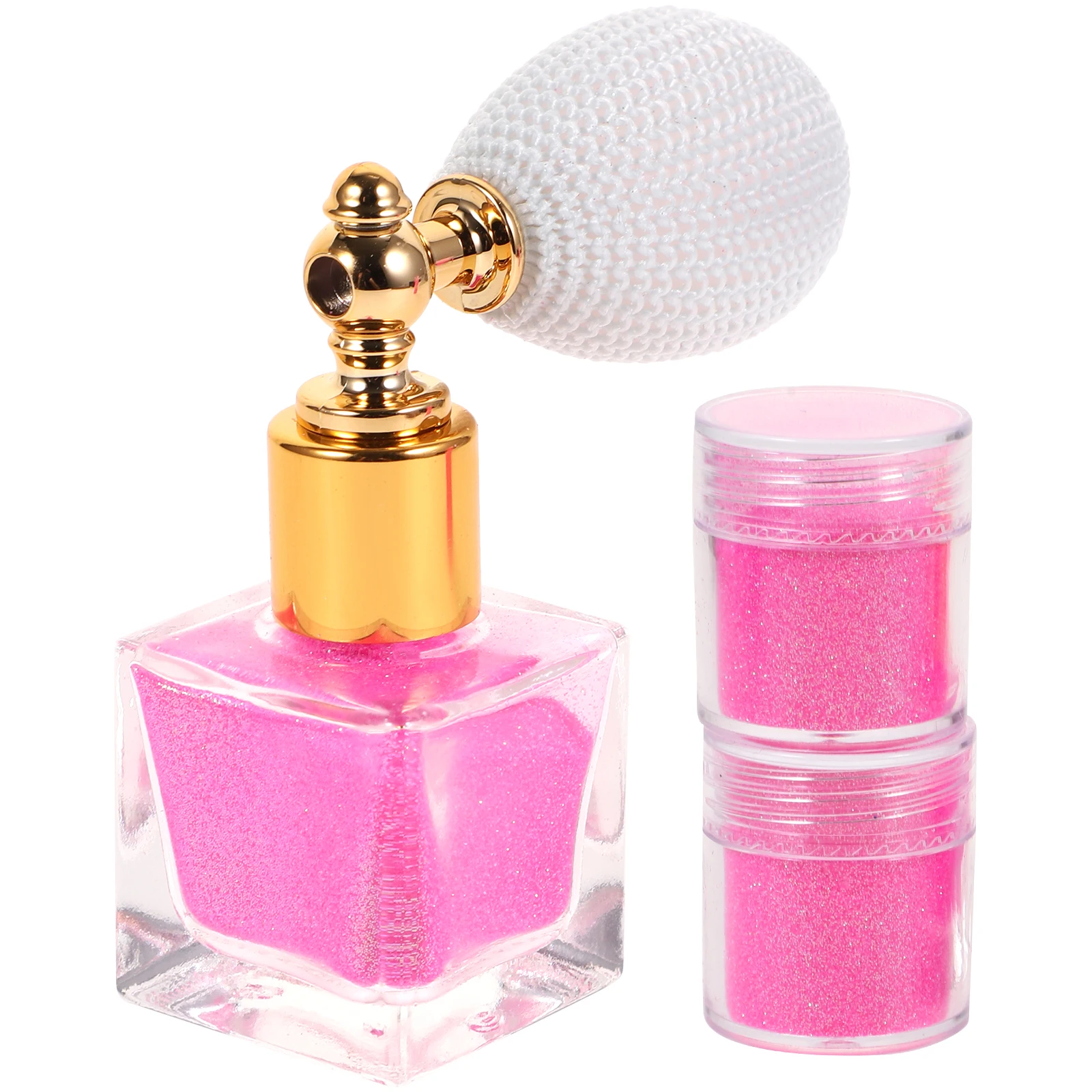 Resaltador corporal en polvo con purpurina, Spray de maquillaje, brillo brillante, pelo rosa, cara DIY, glamuroso, uso Personal profesional, ocasión