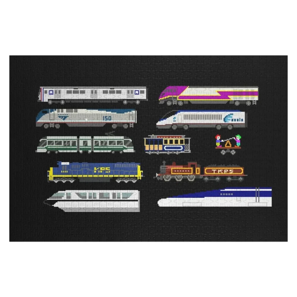 

Railway Vehicles - The Kids' Picture Show Jigsaw Puzzle Iq Personalized Gift Married With Photo Toys For Children Puzzle