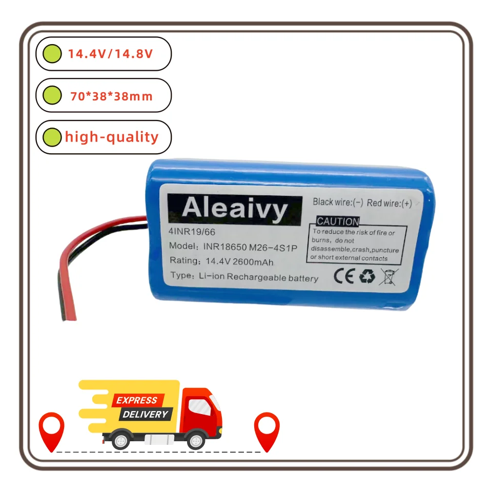 

For14.4V/14.8V 3500mAh Replacement Battery for ECOVACS Deebot CEN540/CEN546/CEN550/CR120/CR130RobotVacuum Cleanerhigh-capacity