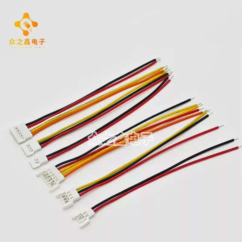 Picture 3: 5Pairs MX 2.0mm Pitch 2/3/4/5/6P Aerial Docking Male and Female Docking Length 15cm 3.7V Battery Charging Cable Connection