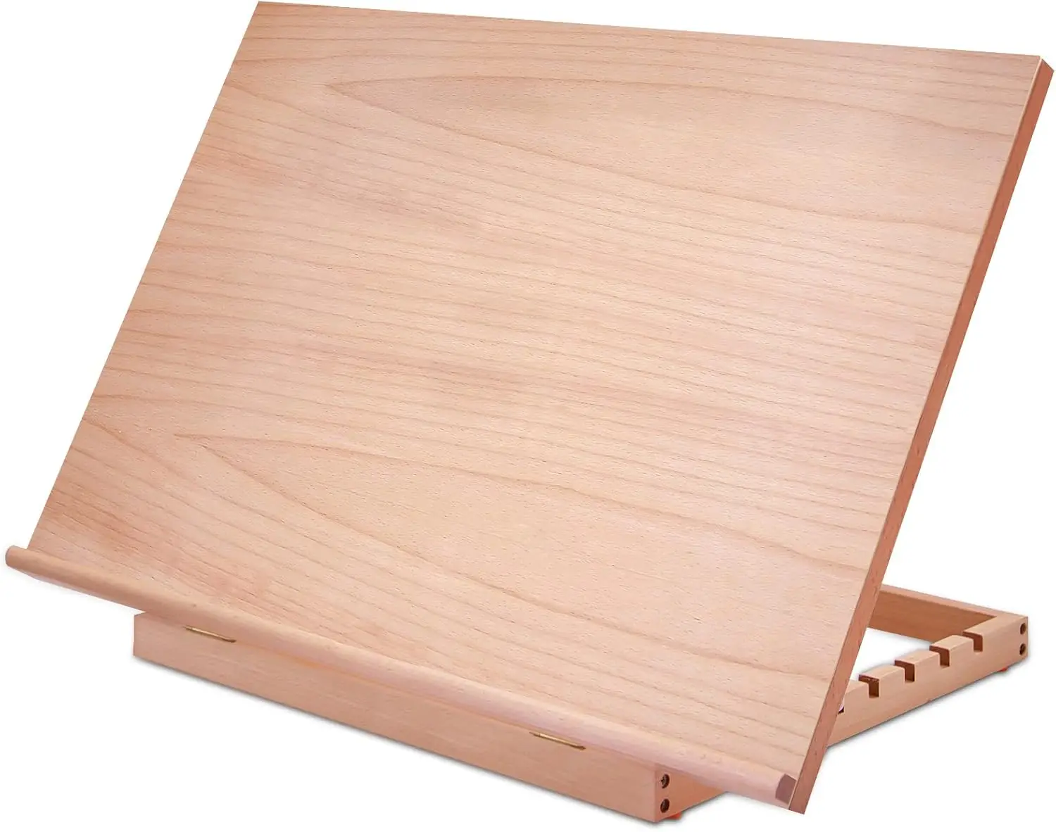 6-Position Adjustable Wood Drafting Table Easel, 24.8" x 16.5" (A2) for Artists, Beginners, Students