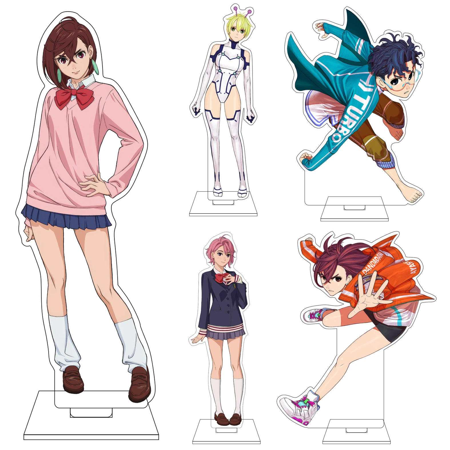16CM Anime DAN DA DAN Cosplay Acrylic Figure Stand Plate Shiratori Aira Takakura Ken Ayase Momo Ornaments Gifts