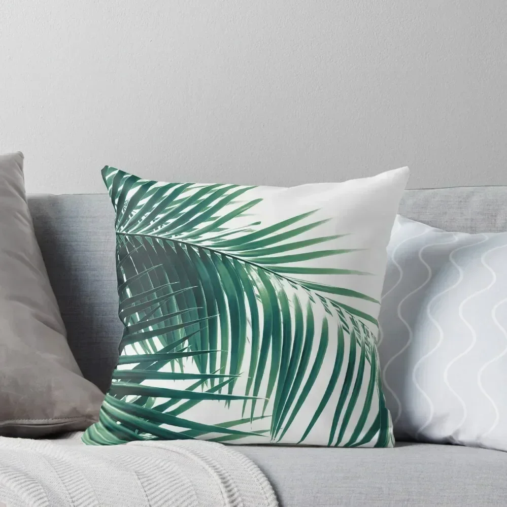 

Palm Leaves Green Vibes #6 #tropical #decor #art Throw Pillow Cushion Cover Luxury Pillow Decor pillow