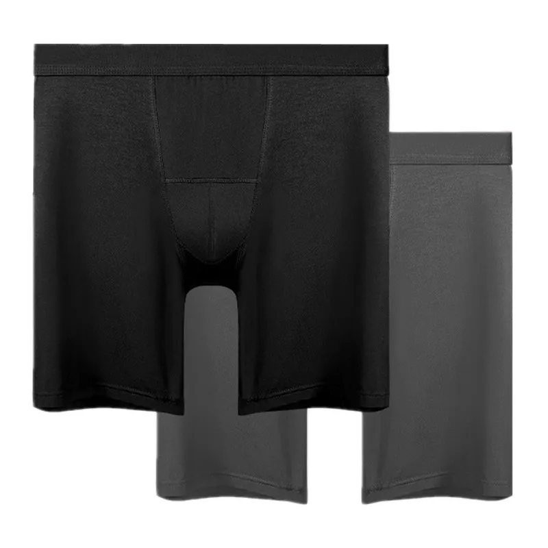

Men's Boxer Shorts Modal Underwear Cueca Solid Panties Man U Convex Pouch Underpants Male ropa interior hombre Plus Size 3XL-7XL