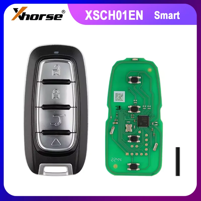 

1/2/5PCS Xhorse XM38 Universal Smart Key for Chrysler Type 4 Buttons Newly Add 8A 4D XSCH01EN Global Version