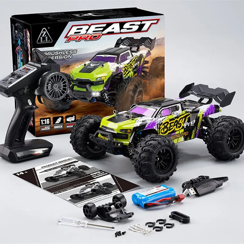 

SG116 High-Speed Cross-Country Climbing Car 1/16 Brushless Amphibious Four-Wheel Drive RC Remote Control Car Model Drift Car Toy