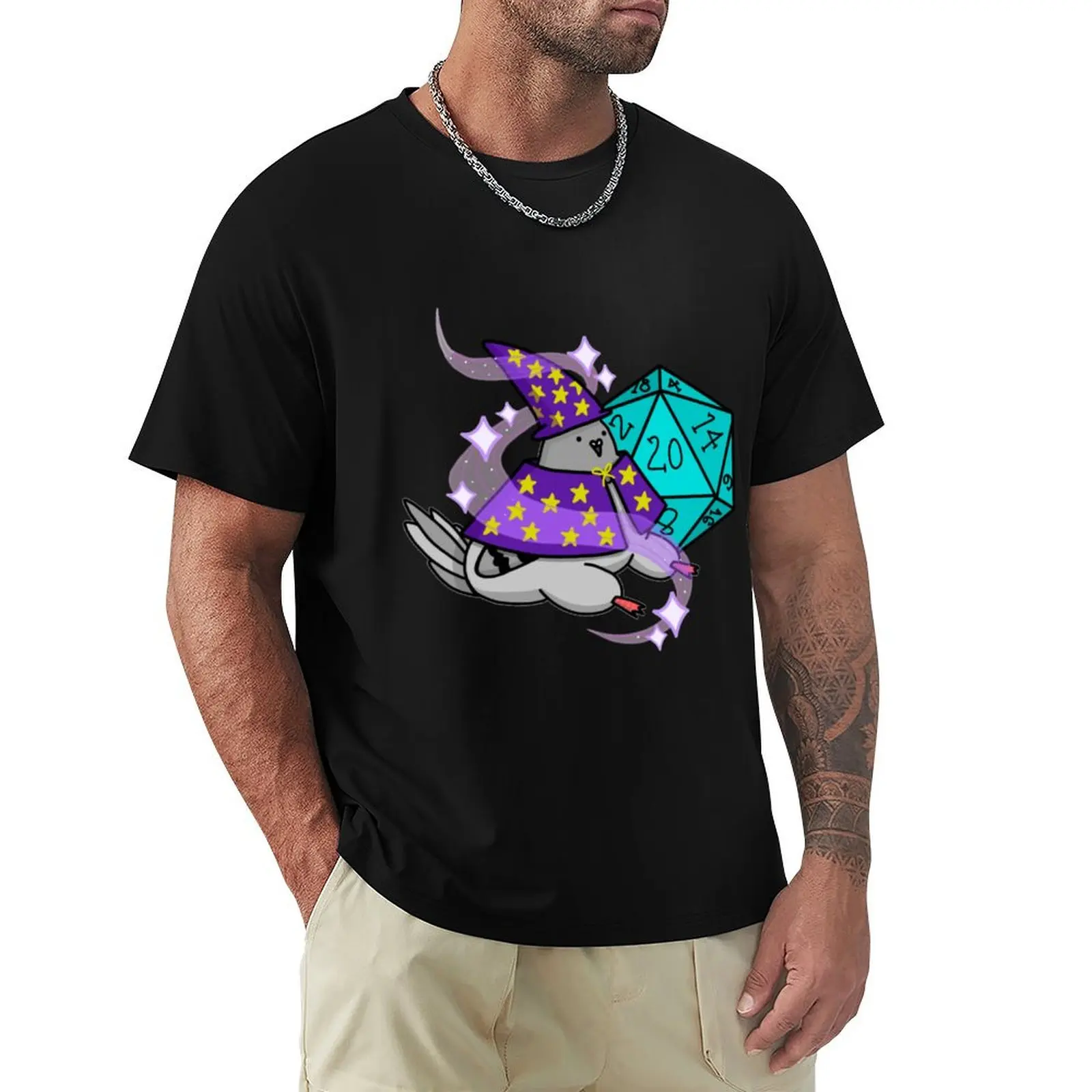 

Wizard pigeon T-Shirt tshirts personalised Funny t-shirts oversizeds cotton t shirt men
