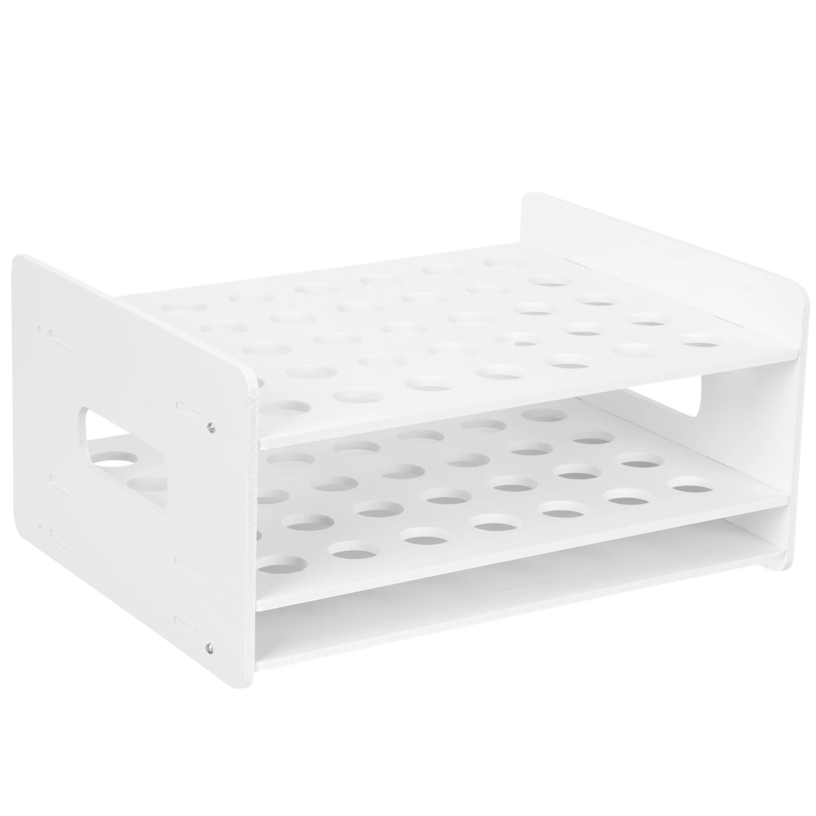 

Scissors Storage Rack Medical Test Tube Holder Frame Convenient Display Wooden Fixed Holders